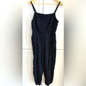 Old Navy Polka dot Sleeveless Wide-Leg Jumpsuit